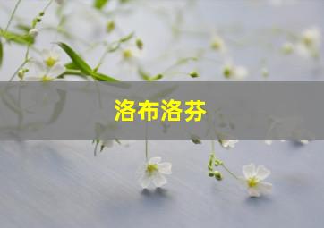 洛布洛芬