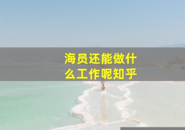 海员还能做什么工作呢知乎