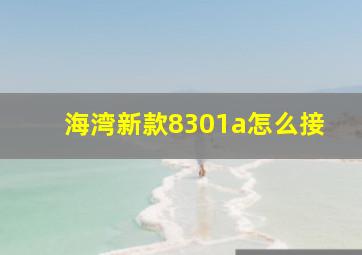 海湾新款8301a怎么接