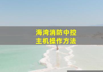 海湾消防中控主机操作方法