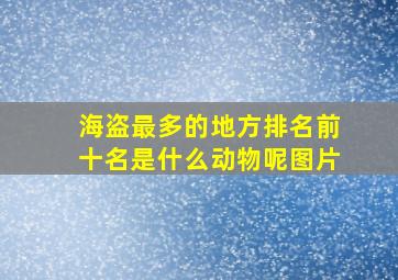 海盗最多的地方排名前十名是什么动物呢图片