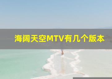 海阔天空MTV有几个版本