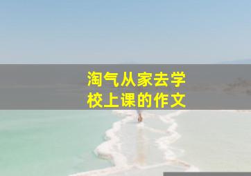 淘气从家去学校上课的作文