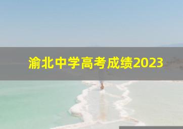 渝北中学高考成绩2023