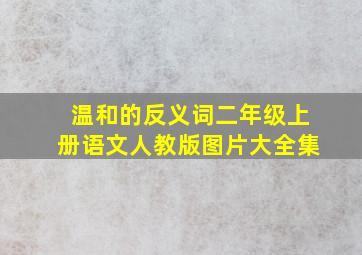 温和的反义词二年级上册语文人教版图片大全集