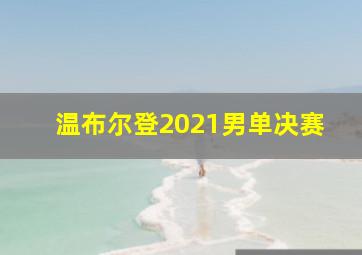 温布尔登2021男单决赛