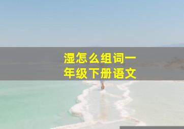 湿怎么组词一年级下册语文