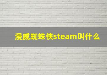 漫威蜘蛛侠steam叫什么