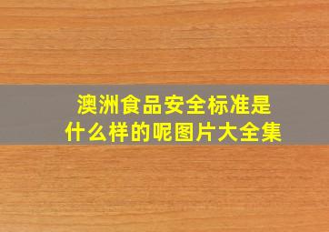 澳洲食品安全标准是什么样的呢图片大全集