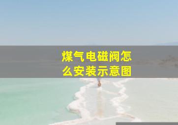 煤气电磁阀怎么安装示意图