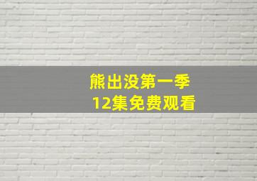 熊出没第一季12集免费观看