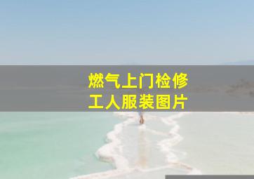 燃气上门检修工人服装图片