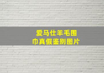 爱马仕羊毛围巾真假鉴别图片