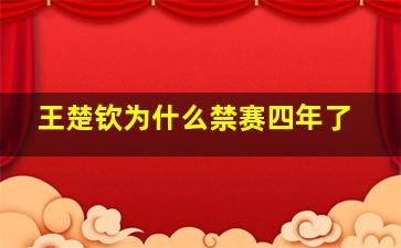 王楚钦为什么禁赛四年了