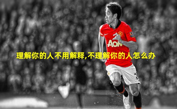 理解你的人不用解释,不理解你的人怎么办