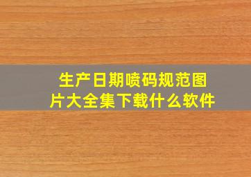 生产日期喷码规范图片大全集下载什么软件