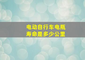 电动自行车电瓶寿命是多少公里