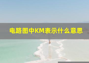 电路图中KM表示什么意思