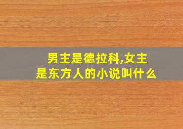 男主是德拉科,女主是东方人的小说叫什么