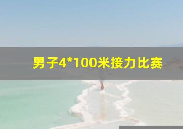 男子4*100米接力比赛