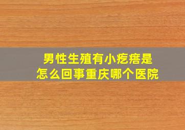 男性生殖有小疙瘩是怎么回事重庆哪个医院