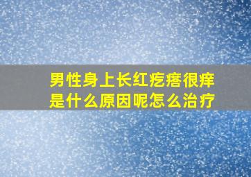 男性身上长红疙瘩很痒是什么原因呢怎么治疗