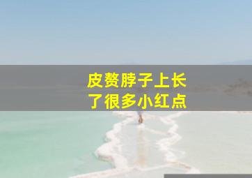 皮赘脖子上长了很多小红点