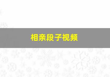 相亲段子视频