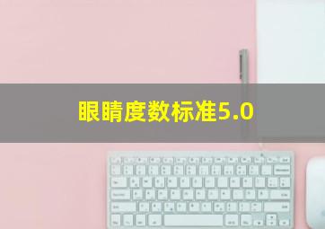 眼睛度数标准5.0