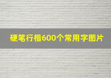 硬笔行楷600个常用字图片