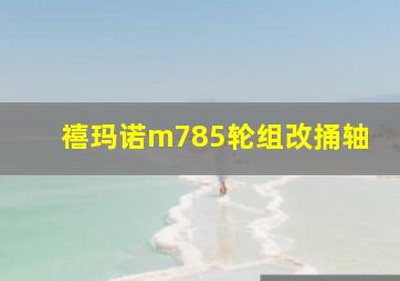 禧玛诺m785轮组改捅轴