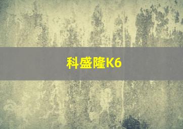 科盛隆K6