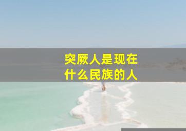 突厥人是现在什么民族的人