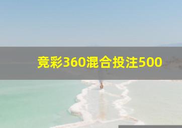 竞彩360混合投注500