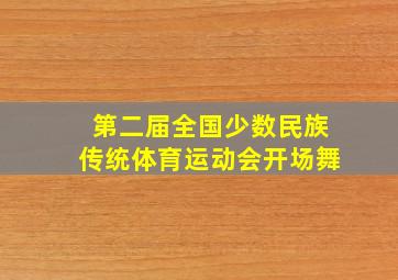 第二届全国少数民族传统体育运动会开场舞