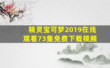 精灵宝可梦2019在线观看73集免费下载视频