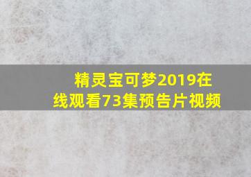 精灵宝可梦2019在线观看73集预告片视频