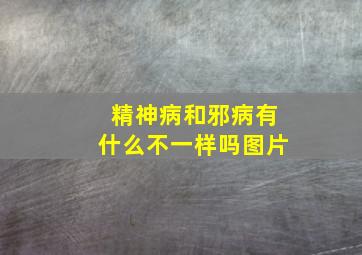 精神病和邪病有什么不一样吗图片