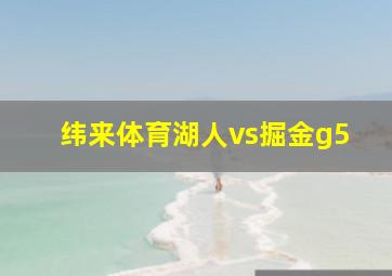 纬来体育湖人vs掘金g5