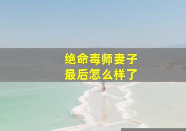 绝命毒师妻子最后怎么样了