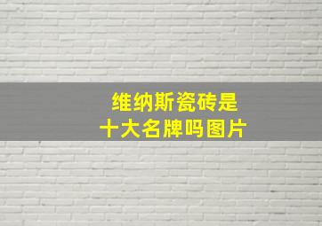 维纳斯瓷砖是十大名牌吗图片