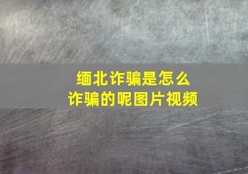 缅北诈骗是怎么诈骗的呢图片视频