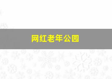 网红老年公园