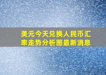 美元今天兑换人民币汇率走势分析图最新消息