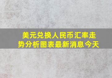 美元兑换人民币汇率走势分析图表最新消息今天