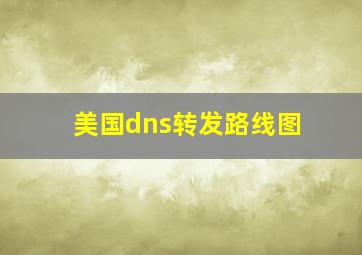 美国dns转发路线图