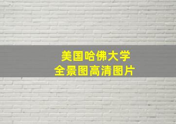 美国哈佛大学全景图高清图片