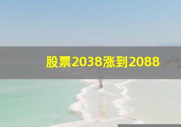 股票2038涨到2088