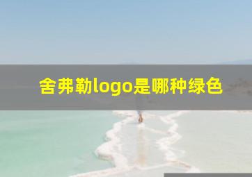 舍弗勒logo是哪种绿色