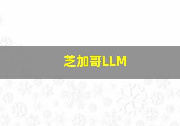 芝加哥LLM